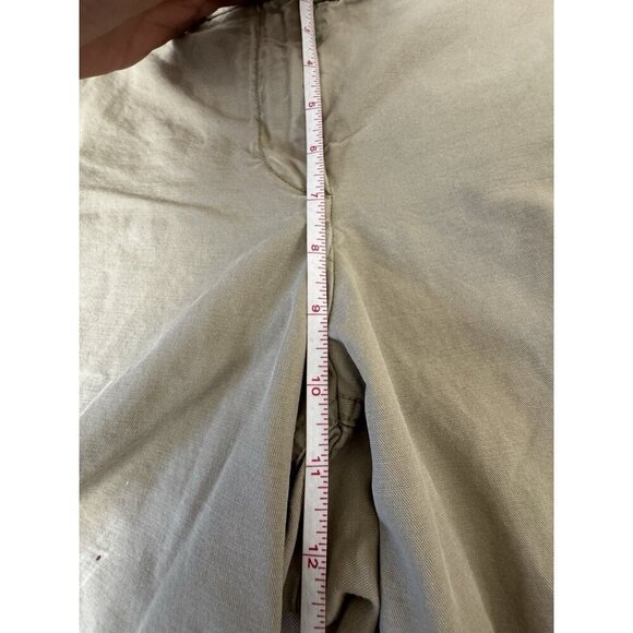 Gap Y2K Vintage Vibes Boyfriend Khaki Shorts Sz 12 Preppy Utility Coastal Beachy - Picture 11 of 15